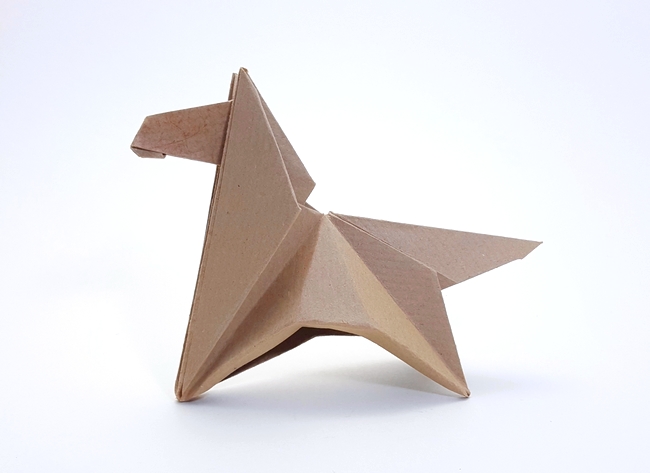 Origami Pony by Michael G. LaFosse folded by Gilad Aharoni