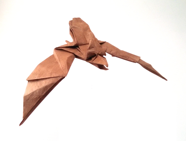 Origami Pteranodon by Vincent Achard folded by Gilad Aharoni