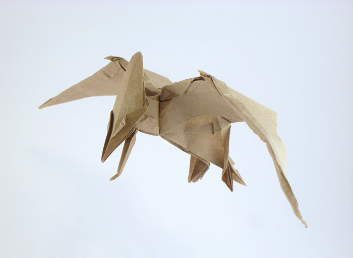 Origami Pteranodon by Jason Ku folded by Gilad Aharoni