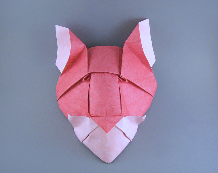 Origami Puma's head by Roman Diaz folded by Gilad Aharoni