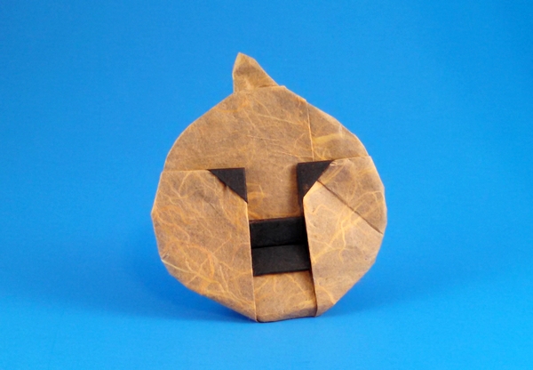 Origami Jack-O-Lantern by Marcia Joy Miller folded by Gilad Aharoni