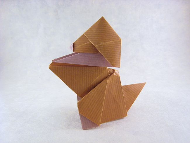 Origami Puppy by Roman Diaz folded by Gilad Aharoni
