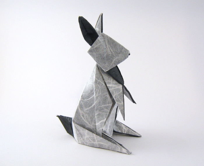 Origami Rabbit by Hideo Komatsu folded by Gilad Aharoni