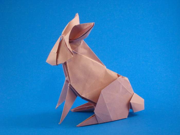 Origami Rabbit by Jason Ku folded by Gilad Aharoni