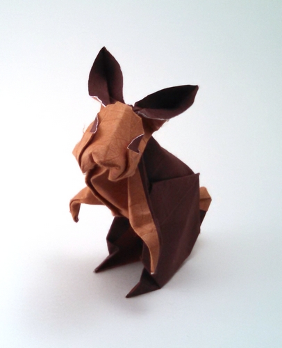 Origami Rabbit by Seo Won Seon (Redpaper) folded by Gilad Aharoni