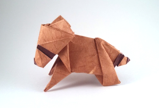Origami Raccoon by Hadi Tahir folded by Gilad Aharoni