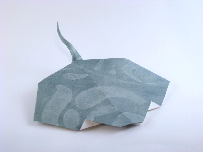 Origami Ray by Robert J. Lang folded by Gilad Aharoni