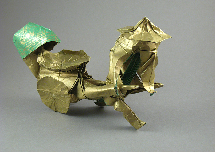 Origami Rickshaw by Nicolas Terry folded by Gilad Aharoni