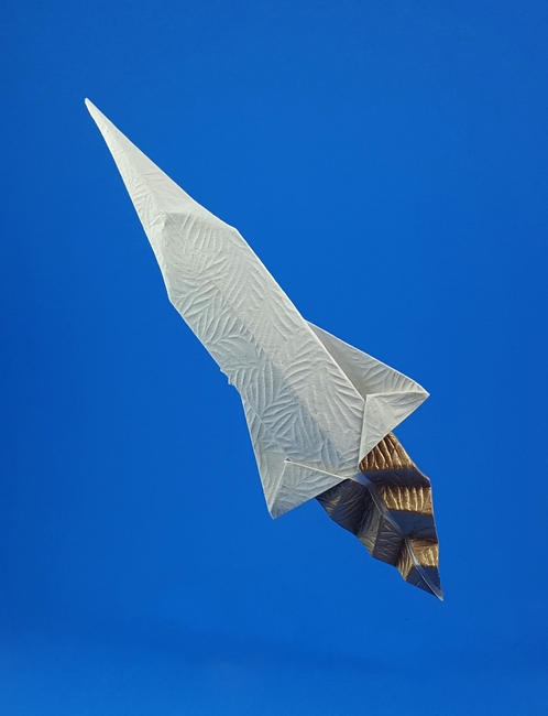 Origami Rocket by Francesco Miglionico folded by Gilad Aharoni