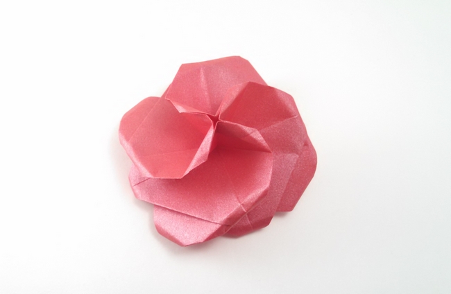 Origami Rose for Irene by Michael G. LaFosse folded by Gilad Aharoni