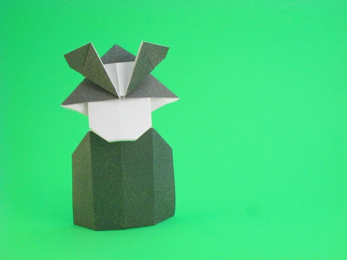 Origami Samurai by David Petty folded by Gilad Aharoni