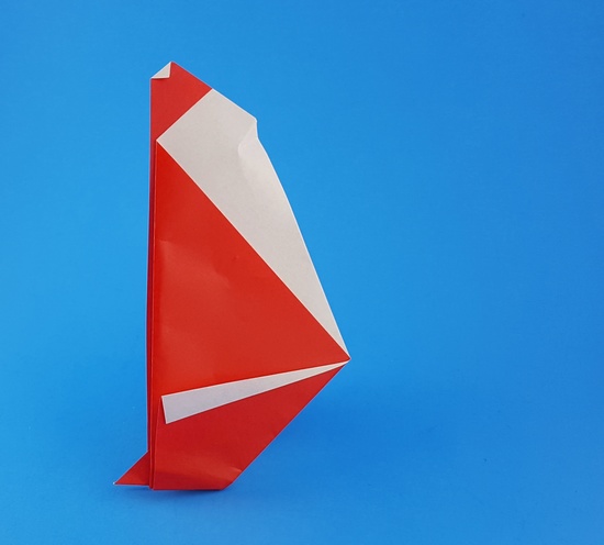 Origami Santa Claus 2 by Francesco Miglionico folded by Gilad Aharoni