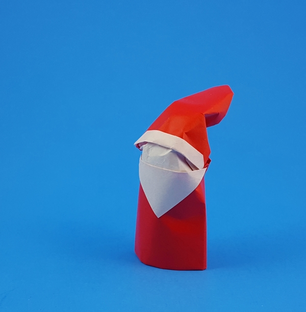 Origami Santa Claus by Philip Blencowe folded by Gilad Aharoni