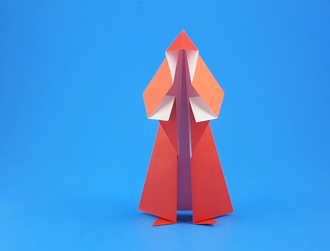 Origami Santa Claus by Didier Boursin folded by Gilad Aharoni