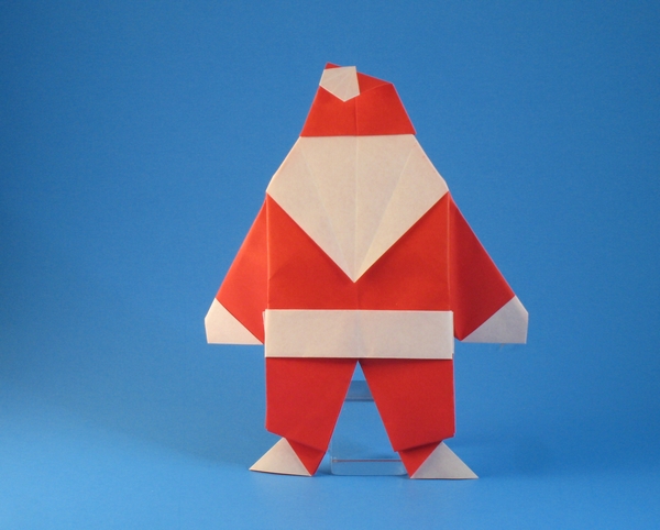 Origami Santa Claus by Steven Casey folded by Gilad Aharoni