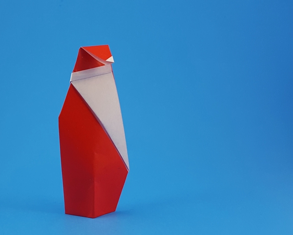Origami Santa Claus by Francesco Miglionico folded by Gilad Aharoni