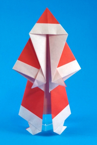 Origami Santa Claus by Jason Neal folded by Gilad Aharoni