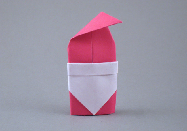 Origami Santa Claus by Yasuhiro Sano folded by Gilad Aharoni