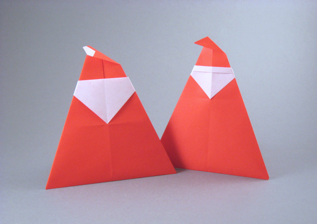 Origami Santa: The Sequel by Anita F. Barbour folded by Gilad Aharoni
