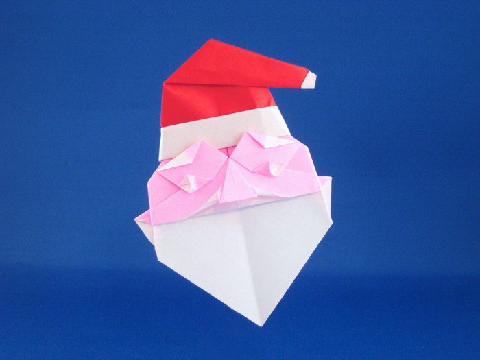 Origami Santa Claus by Mieko Seta folded by Gilad Aharoni