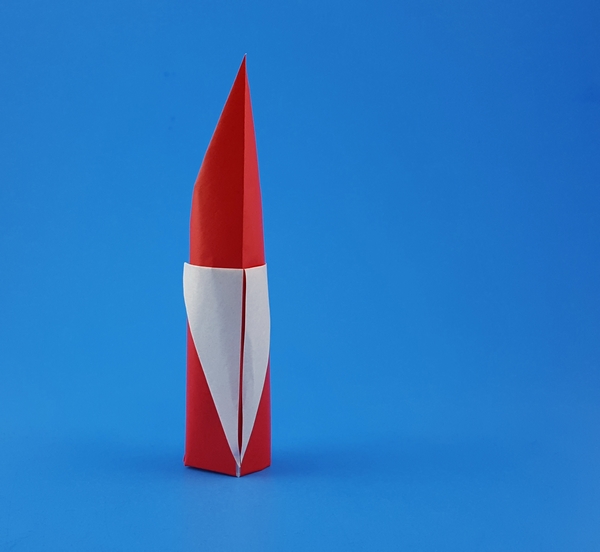Origami Santa Claus by Florence Temko folded by Gilad Aharoni