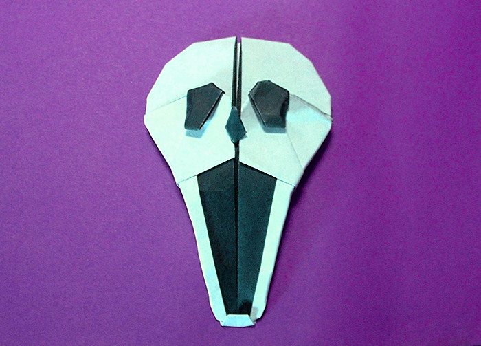 Origami Scream! by Quentin Trollip folded by Gilad Aharoni