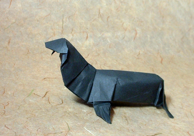 Origami Seal by Manuel Sirgo folded by Gilad Aharoni