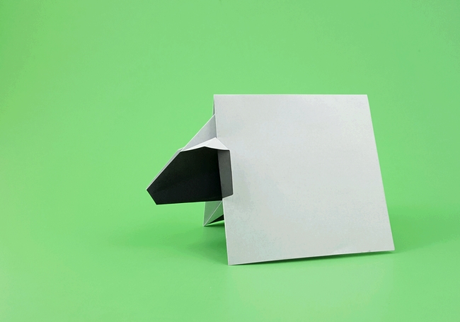 Origami Sheep by Daniela Carboni folded by Gilad Aharoni
