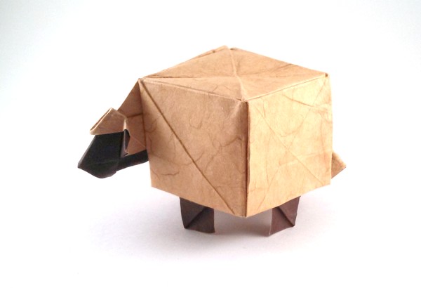 Origami Sheep by Jeong Ki-Dam folded by Gilad Aharoni