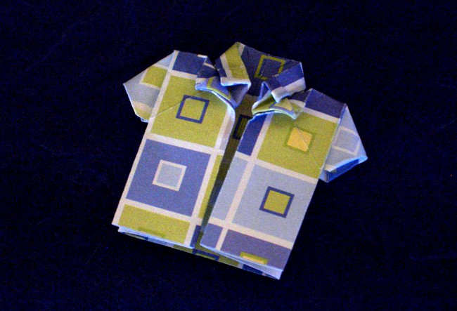 Origami Shirt by Jodi Fukumoto folded by Gilad Aharoni