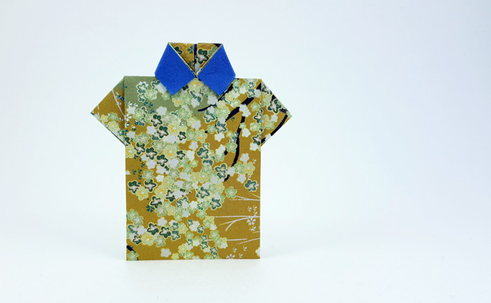 Origami Shirt by Traditional folded by Gilad Aharoni