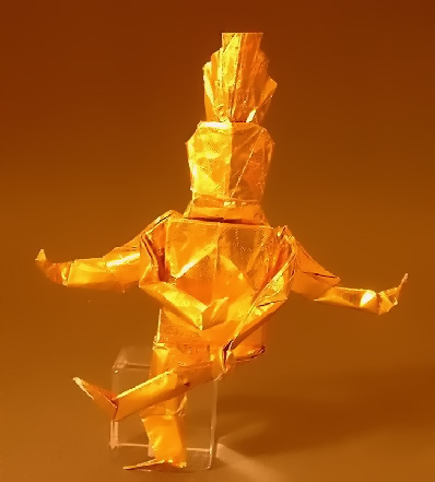 Origami Shiva by Robert J. Lang folded by Gilad Aharoni