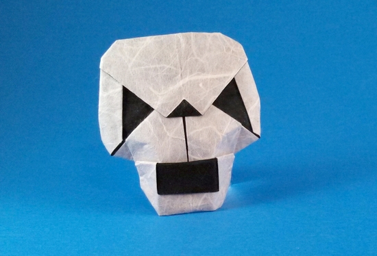 Origami Skull by Francisco Javier Caboblanco folded by Gilad Aharoni