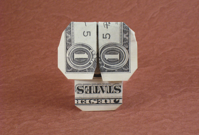 Origami Skull by Mike Jittlov folded by Gilad Aharoni