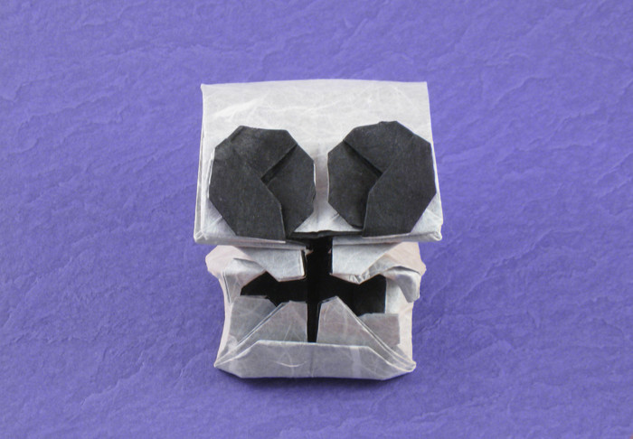 Origami Skull 3 by Hojyo Takashi folded by Gilad Aharoni