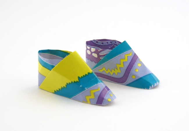 Origami Sneaker by Makoto Yamaguchi folded by Gilad Aharoni