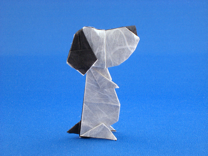 Origami Snoopy by Gohara Toshio folded by Gilad Aharoni