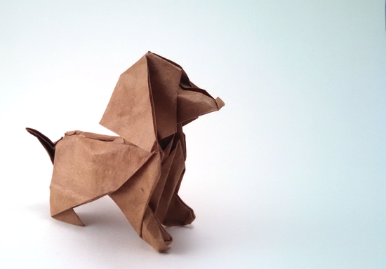 Origami Joe Cocker by Patricio Kunz Tomic folded by Gilad Aharoni
