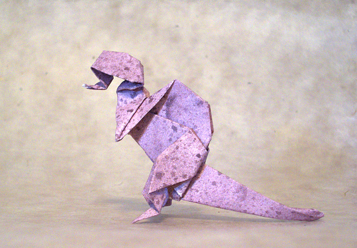 Origami Spinosaurus by Yamada Katsuhisa folded by Gilad Aharoni