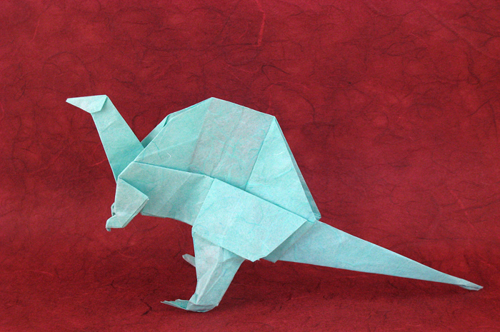 Origami Spinosaurus by Takai Hiroaki folded by Gilad Aharoni