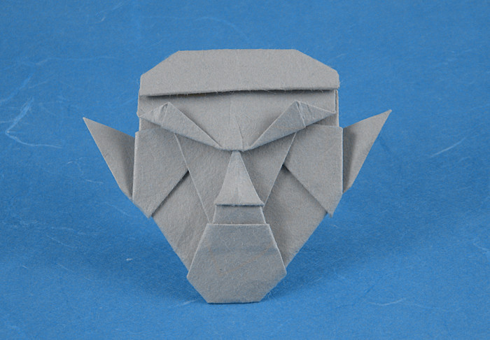 Origami Mr. Spock by Anita F. Barbour folded by Gilad Aharoni