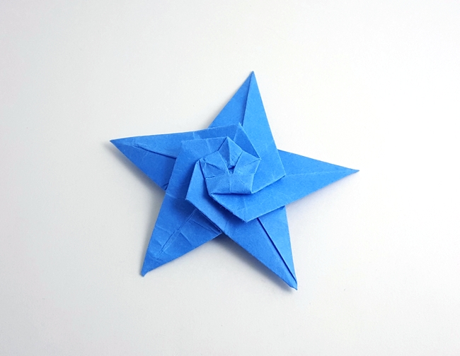Origami Starfish by John Montroll folded by Gilad Aharoni