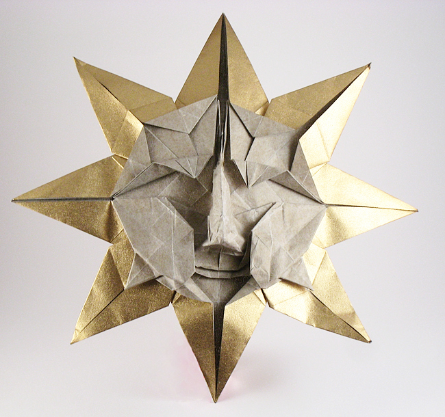 Origami Sun by Peter Engel folded by Gilad Aharoni