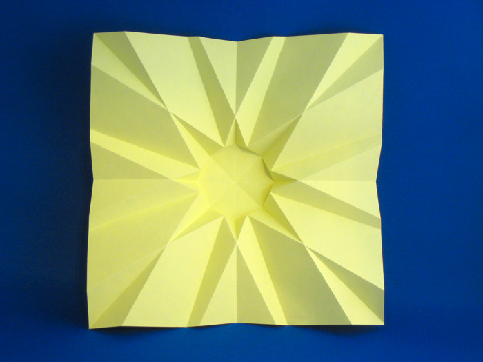 Origami Give ne sunshine by David Mitchell folded by Gilad Aharoni