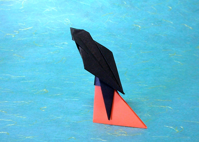 Origami Swallow by Toshikazu Kawasaki folded by Gilad Aharoni