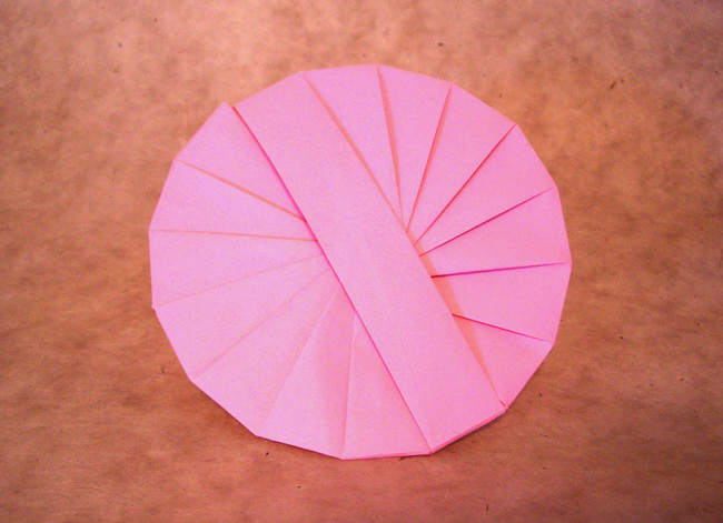 Origami Spiral data tato by Philip Chapman-Bell folded by Gilad Aharoni