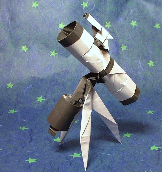 Origami Telescope by Seiji Nishikawa folded by Gilad Aharoni
