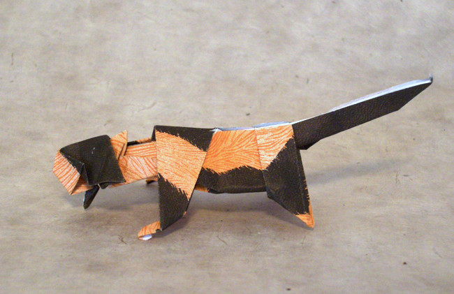Origami Tiger by Yamada Katsuhisa folded by Gilad Aharoni