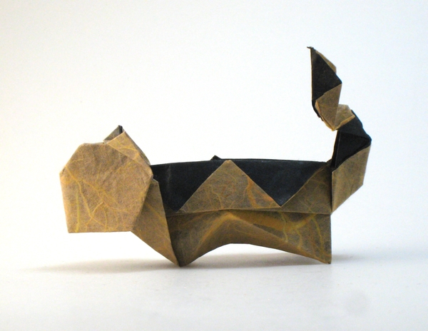 Origami Tiger by Matsuno Yukihiko folded by Gilad Aharoni