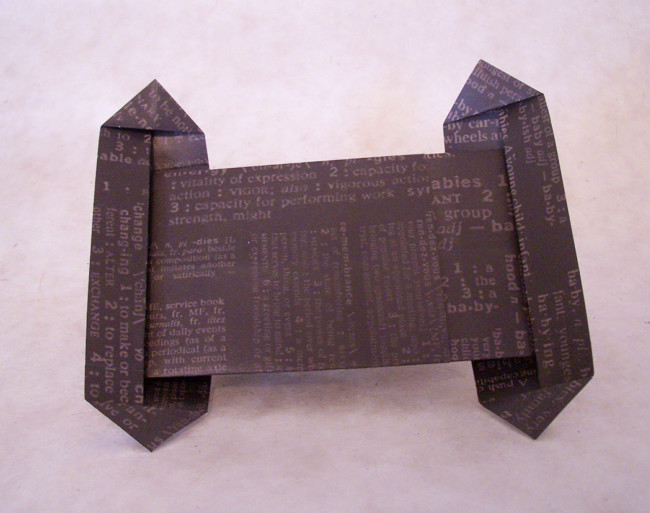 Origami Torah scroll by Joel Stern folded by Gilad Aharoni